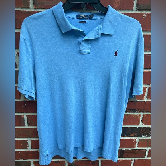Polo Ralph Lauren Other - Polo by Ralph Lauren Mens Short Sleeve Light Blue Polo Shirt. Size XL Classic